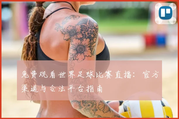 免费观看世界足球比赛直播:官方渠道与合法平台指南